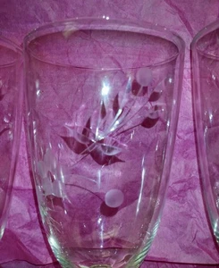 Lenox Vintage Brookdale Hand Cut Crystal Ice Tea/Water Glasses/ Goblets - Picture 1 of 14