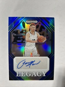 SAM HAUSER AUTO 2024 Prizm Draft Picks Legacy Signatures Blue Prizm #LS-SAM /149 - Bild 1 von 2