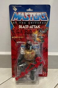 Masters Of The Universe Motu Mattel Blast-Attak Vintage Moc 💎CLEAR BUBBLE💎 - Photo 1/23