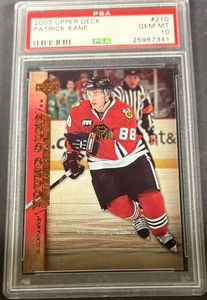 Upper Deck YG Patrick Kane 2007 # 210 PSA 10 - Imagen 1 de 2