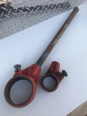 2 RIDGID 12-R  00-R Threader Ratchet Head & Handle - Image 1 of 4