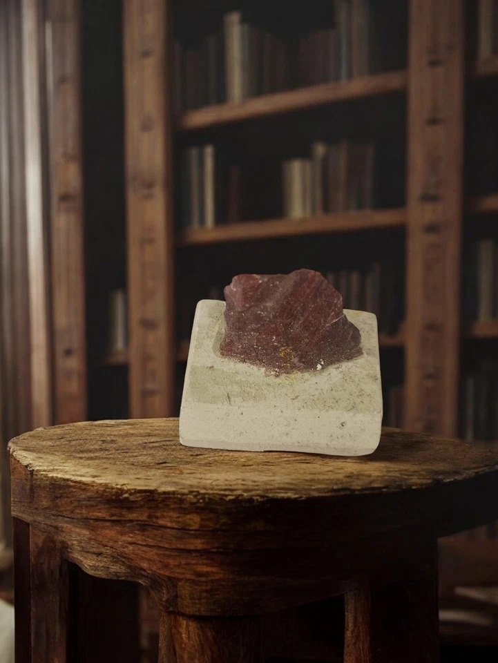 Ancienne pierre quartz vintage authentique pour collection ou décoration rétro - Photo 1/1