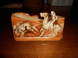 MCM 1950s 1960s Vintage McCoy Pottery Wild West Rodeo Planter - Picture 1 of 6