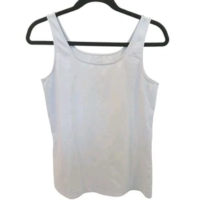 Camiseta sin mangas Jill Perfect para mujer talla mediana azul claro sin mangas capa superior - Imagen 1 de 9