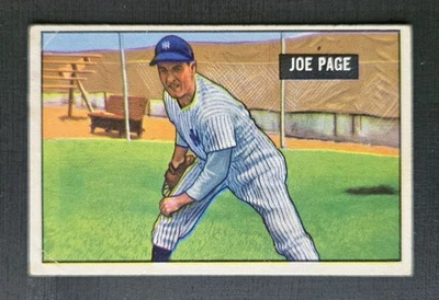 1951 Bowman #217 Joe Page - New York Yankees - VGEX - Image 1 of 2