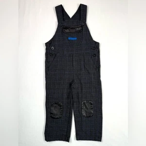 Mono a Cuadros Elegante CALVIN KLEIN Niños 24M Carbón Cuadros Imitación Cuero Borde - Imagen 1 de 13