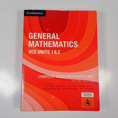 Cambridge General Mathematics - VCE Units 1 & 2 Second Edition 2nd - image 1 of 2