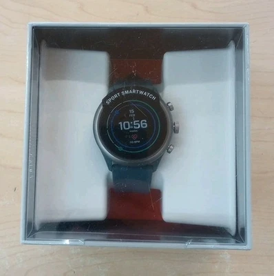 Fossil Men's Sport Heart Rate Metal and Silicone Touchscreen Smartwatch. - Image 1 of 4