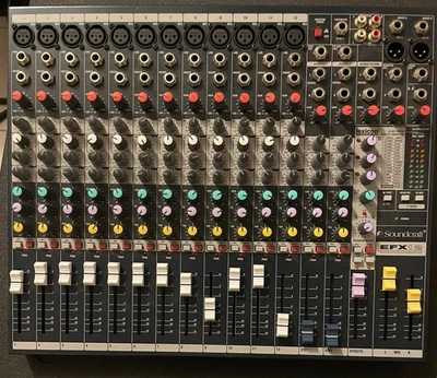 Soundcraft Efx12 - 12 mono XLR inputs 2 stereo jack inputs  used as new  - Image 1 of 2