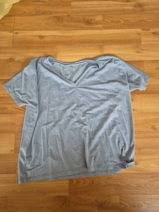 Drykorn T Shirt Blau Taupe Locker Oversized Hellblau Damen - Bild 1 von 3