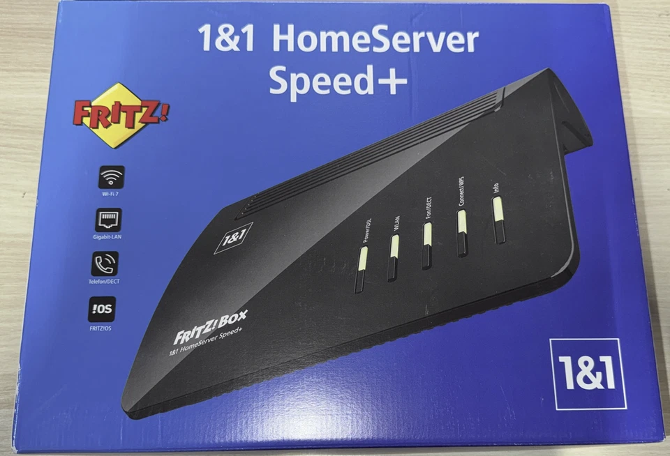 AVM FRITZ!Box 7690 20003076 HomeServer Speed + WiFi 7 BE WLAN 6 AX Router Modem - Bild 1 von 1
