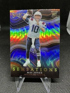 2021 Panini Select - Sensations Mac Jones #SEN-10 Silver Prizm (RC) - Picture 1 of 2