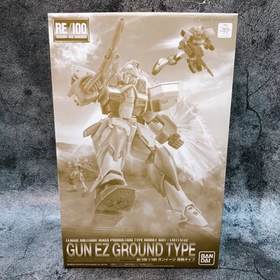 RE/100 1/100 GUN EZ Ground Type Gunpla Model Kit Premium Bandai from Japan NEW - Image 1 of 4