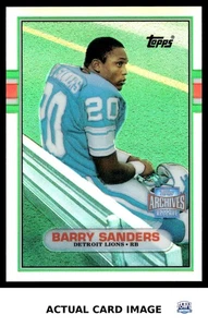 2001 Topps Archives Reserve #83T BARRY SANDERS Detroit Lions Set-Break HOF NM - Bild 1 von 4