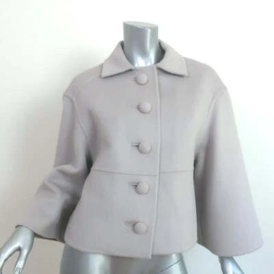 Chaqueta Prada Gris Lana Cepillada-Angora Talla 42 Foto 1 de 4
