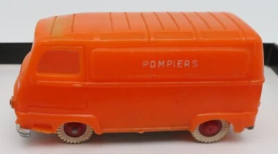 OLD CLE MADE FRANCE 1960 RENAULT ESTAFETTE 1960 PHARES DIAMANT POMPIERS #22 1/48 - Photo 1/4