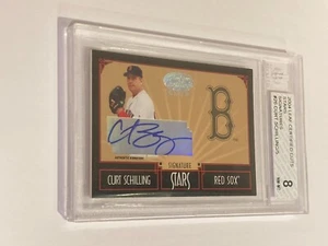 Curt Schilling 2004 Leaf Certified Cuts Autograph Card Auto Boston Red Sox /5 - Picture 1 of 2