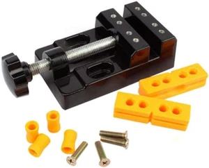 Mini Bench Vice Clamp Mini Flat Clamp Opening Parallel Table Vise for Watch Repa - Picture 1 of 12