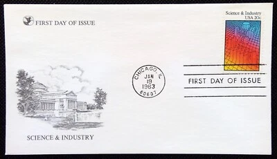 Scott 2031 FDC Science and Industry Readers Digest Cachet - Image 1 of 3