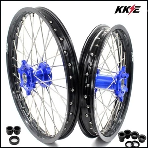 KKE 21/18 Enduro Wheels For YAMAHA WR250F 2002-2019 WR450F 2003-2018 Spoked Rims - Picture 1 of 13