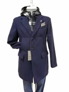 GIUBBINO CAPPOTTO UOMO MANUEL RITZ ORIGINAL 2532C4578 183733 BLU AI NUOVO - Picture 1 of 3