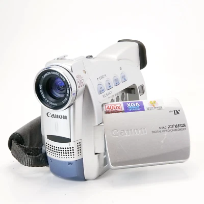 Canon ZR65MC NTSC MiniDV Camcorder Video Camera 20x Zoom FOR PARTS READ - Image 1 of 4