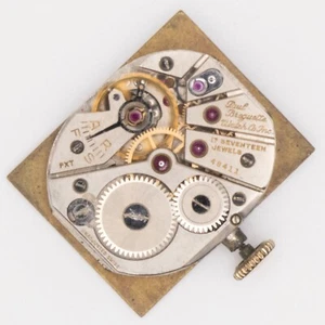 Vintage Paul Breguette 21,2 x 18,8 x 5 mm 17j Armbanduhrwerk, hält die Zeit - Bild 1 von 4