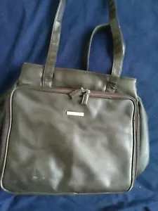 Large Brown 2 Straps Purse shoulder bag or briefcase by Euroline - Picture 1 of 5