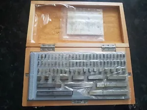 Precision Metric Gauge Block (83 pcs) class 2 Top Grade ! Endmass Satz USSR! - Picture 1 of 10