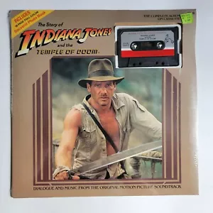 INDIANA JONES THE TEMPLE OF DOOM BOOK & CASSETTE Sealed - Picture 1 of 2