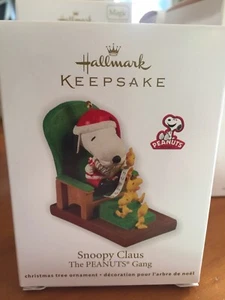Weihnachten Weihnachtsmann Snoopy Woodstock Charlie Brown Peanuts 2011 Punze NEU - Bild 1 von 3