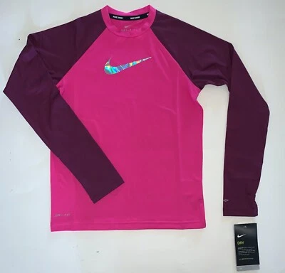 Nuevo Nike Big Girls Flash Blocked Hydroguard Protector contra erupciones Elige la talla Precio de venta sugerido por el fabricante $38 Foto 1 de 2