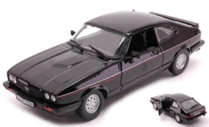 MODELLINO AUTO STATICO DIECAST BURAGO FORD CAPRI 1973 NERO MODELLISMO SCALA 1:24 - Foto 1 di 2