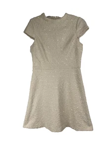 VINCE CAMUTO Sparkle Fit & Flare Dress, Size 8, Zip & Hook, Lined, & Sequins - Picture 1 of 11