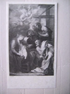 2 hochwertige Pergament Grußkarten / Doppelkarte, Zeichnung "Van Dyck" - neu - Bild 1 von 1