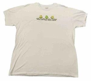Vans Mens Short Sleeve Graphic Tee Size XL Classic Fit Light Blue Mushrooms - Picture 1 of 6