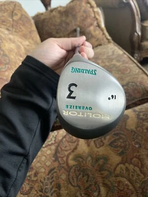 Spalding Molitor Oversize 3 Wood 16* / RH ~40" / Ladies Steel /Nice Grip - Image 1 of 4