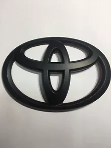 OEM Style Matte Black Rear Emblem Badge for Toyota 86 2012 ~ 2016 - Picture 1 of 4