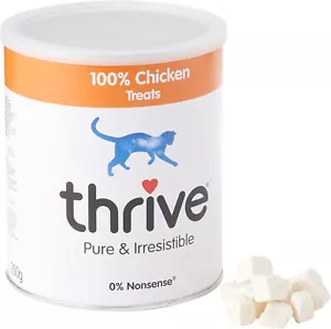 More details for thrive cat 100 percent chicken treats maxitube, 170g