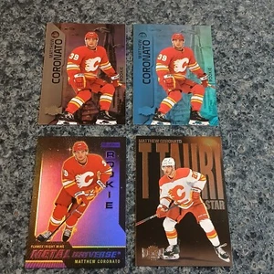 2023-24 Skybox Metal Hockey Matthew Coronato Rookie Cards - Purple Spectrum/199, - Picture 1 of 7