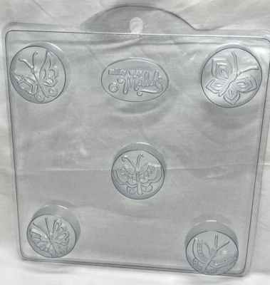 Milky Way Soap Mold - Butterfly 5 Guest Soap Molds  (MW36) - Image 1 of 4