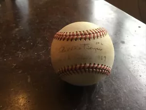 1969 CLETE BOYER SIGNED GOLD GLOVE AWARD BASEBALL BRAVES YANKEES - Picture 1 of 4