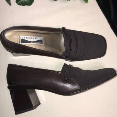 Caressa  Slip-on Heels with Crosstown Construction Wedge Heel Shoes Size 8.5 - Image 1 of 4