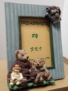MARCO DE FOTOS VINTAGE TREASURES BY FRANS KOPPERS IMPORTS 3.5" X 5" DISEÑO OSOS - Imagen 1 de 9