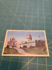 Postcard State Capitol Building and Mormon Battalion Monument SLC Utah UT Linen