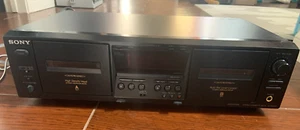 Sony TC-WE475 Doble Cubierta Cassette Deck Control Automático de Paso Inverso Dolby B C - Imagen 1 de 8
