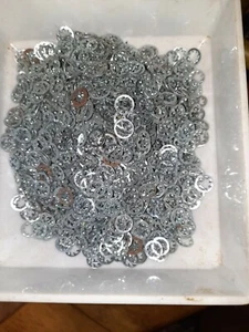 #8 Internal Tooth Lock Washer Zinc Plated (Approx 1000+/-) - Picture 1 of 2