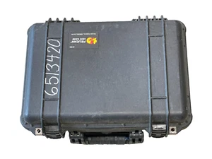 USED Black Pelican 1500 case No foam / empty Carry on - Picture 1 of 5