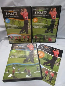 Roger Fredericks Reveal Secrets Golf Swing Fundamental Flexibility Power DVD P63 - Picture 1 of 9