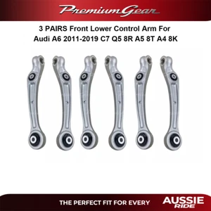 3 PAIRS Front Lower Control Arm For Audi A6 2011-2019 C7 Q5 8R A5 8T A4 8K - Picture 1 of 1